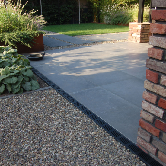 Star Drain 65/100 Lijngoot - Zwart (Aluminium) 100cm