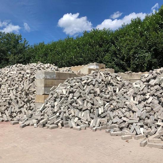 SBV12, Gebruikte Betonklinkers, Grijs