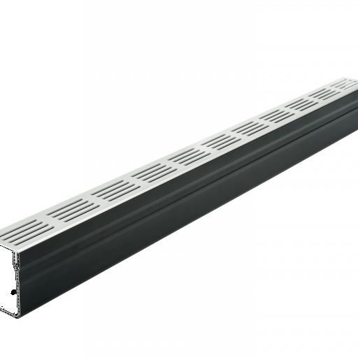 Star Drain 65/100 Lijngoot - Grijs (Aluminium) 100cm