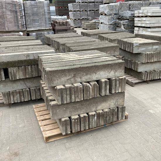 Gebruikte, betonbanden, opsluitbanden, 10x20x100cm (lxbxh)