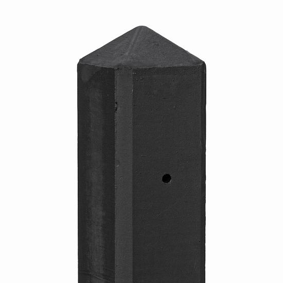 Betonpaal tussenpaal, Antraciet gecoat, 10 x 10 x 280cm