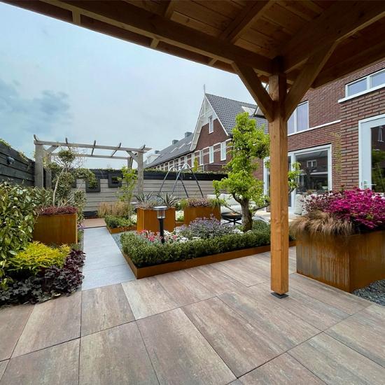 Devon, Bruin genuanceerd, 60 x 60 x 4cm