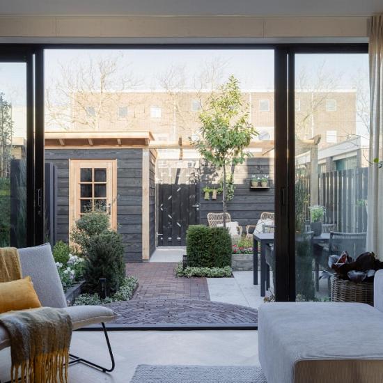 Tuscon 19 planks/15mm zwart gespoten