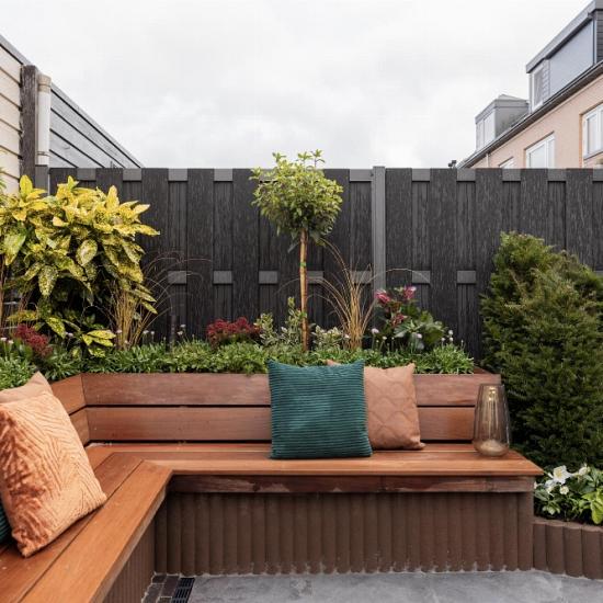 Tuscon 19 planks/15mm zwart gespoten