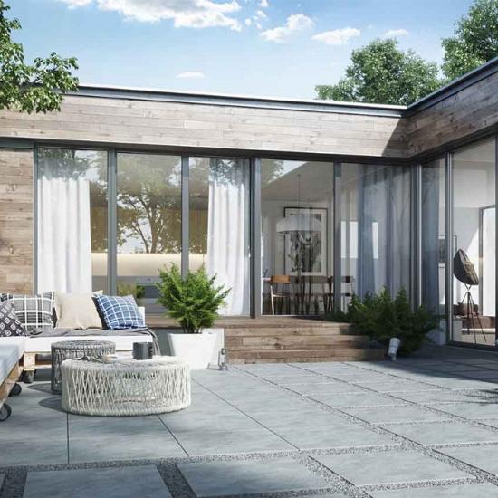 Limestone Grey, Grijs, 59,5 x 59,5 x 2cm