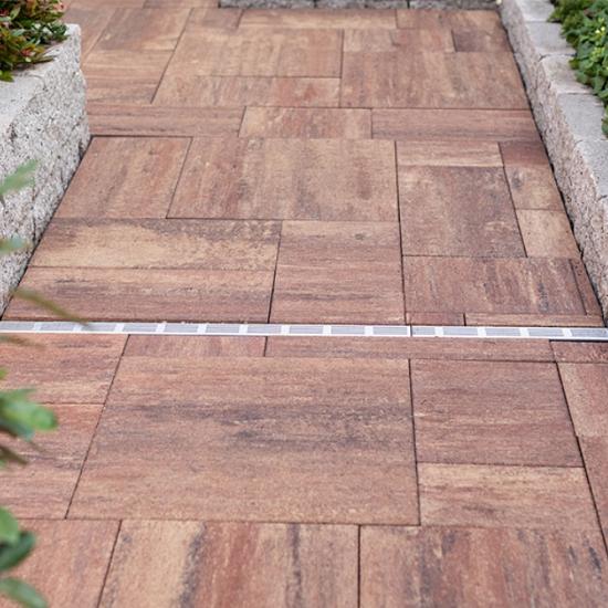 Blois, Bruin genuanceerd, 60 x 60 x 5cm