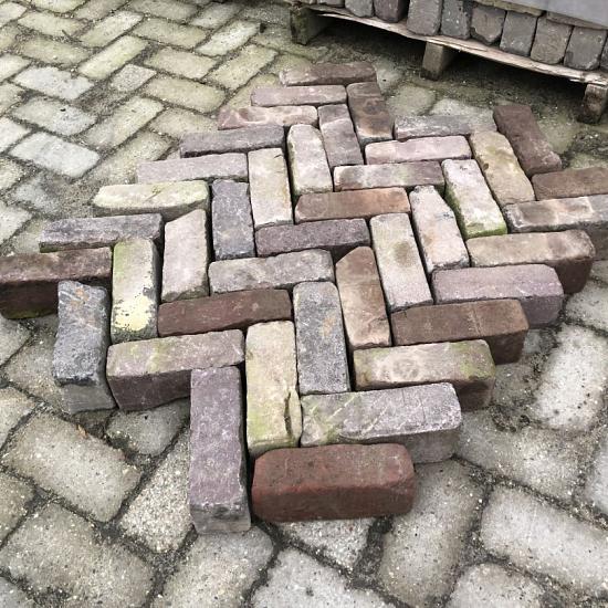 SBP14, Oude Gebakken Klinkers, Dikformaat, Rood Genuanceerd, OB