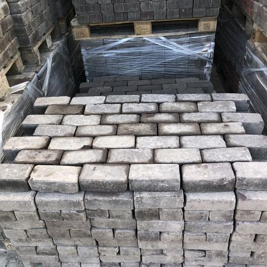 SBP22, Oude Gebakken Klinkers, Keiformaat, Bruin