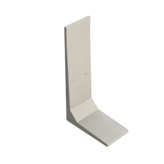 Keerwand CB 350 - 100X185X300 - BETONGRIJS