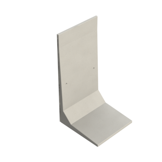 Keerwand CBX 450 - 200X235X450 - BETONGRIJS