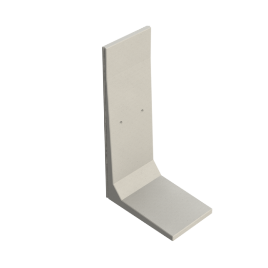 Keerwand CB 300 - 100X160X300 - BETONGRIJS