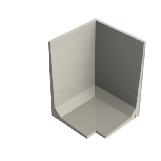 Keerwand CBHX 275 - 200/200X160X275 - BETONGRIJS