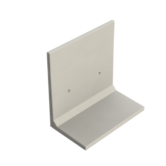 Keerwand CBX 200 - 200X115X200 - BETONGRIJS