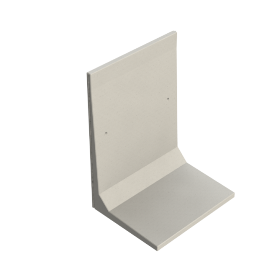 Keerwand CBX 275 - 200X160X275 - BETONGRIJS