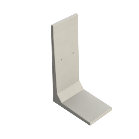 Keerwand CB 275 - 100X160X275 - BETONGRIJS