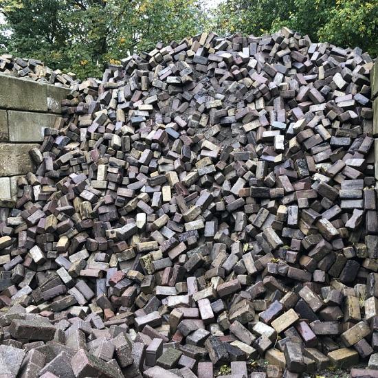 SBV05, Oude Gebakken Klinkers, Keiformaat, Genuanceerd, OB