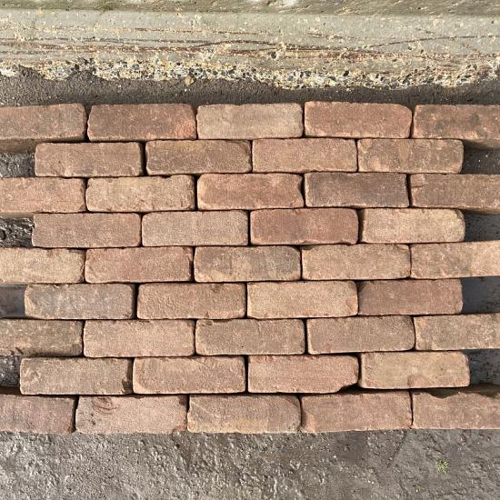 P041, Oude Gebakken Klinkers, Dikformaat, Rood-Bruin