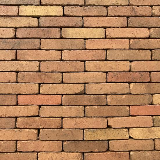 P022, Oude Gebakken Klinkers, Waalformaat, Okergeel