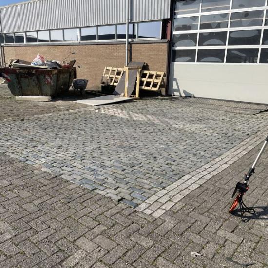 SBP03, ScoriaBricks op pallet