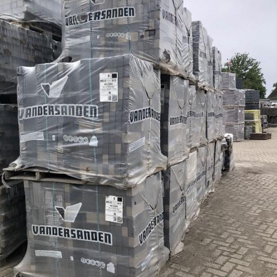 SBP10, Gebakken Klinkers, Waalformaat, Nieuw, Antraciet-Beige