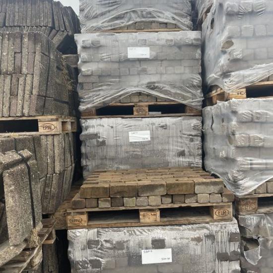 SBP11, Oude Gebakken Klinkers, Dikformaat, Geel-Brons