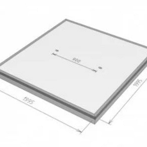 Stelcon N-Pl met hoeklijn, gebezemd, 1995x1995x140mm