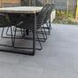 Solido Ceramica 30MM Cemento Black 60x60x3 cm.