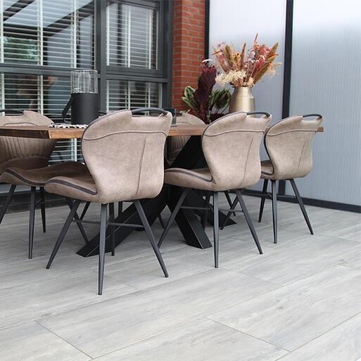 Solido Ceramica 30MM Matterhorn Grey 120x40x3 cm.