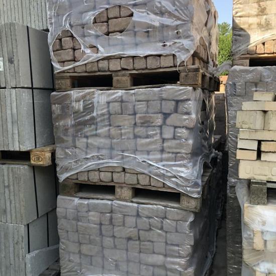 SBP05, Oude Gebakken Klinkers, Keiformaat, Rood-Bruin