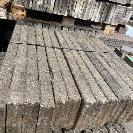 SBP29, P032 Gebruikte Betonbanden, opsluitbanden, 6x20x100cm, Grijs