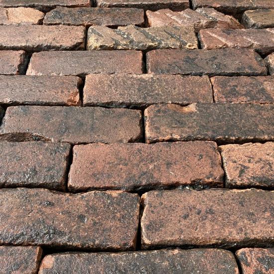 V06, Oude Gebakken Klinkers, Dikformaat, Rood-Bruin, OB