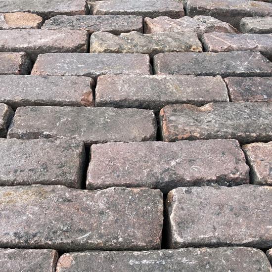 V06, Oude Gebakken Klinkers, Dikformaat, Rood-Bruin, OB