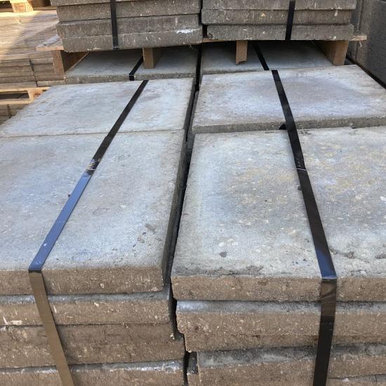 P066, Gebruikte Betontegels, 50x50x5cm, Grijs