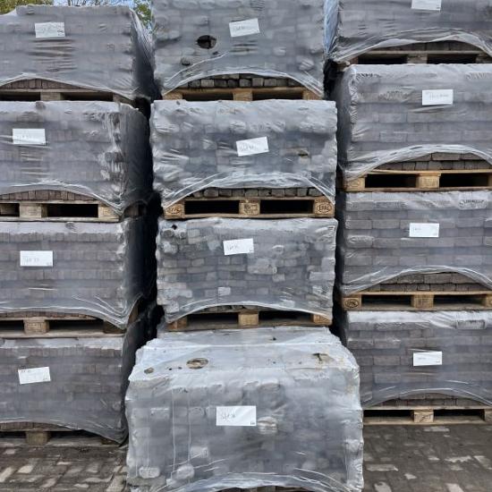 SBP36, Gebakken Klinkers, Waalformaat, Antiek, Donker Genuanceerd