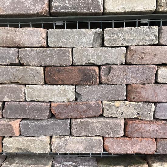 SBV03, Oude Gebakken Klinkers, Dikformaat, Rood Genuanceerd