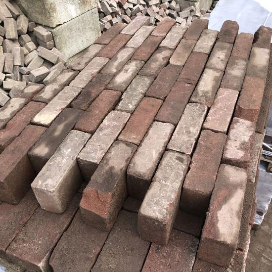 SBP44, Oude Gebakken Klinkers, Dikformaat, Rood, Strak