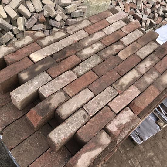 SBP44, Oude Gebakken Klinkers, Dikformaat, Rood, Strak