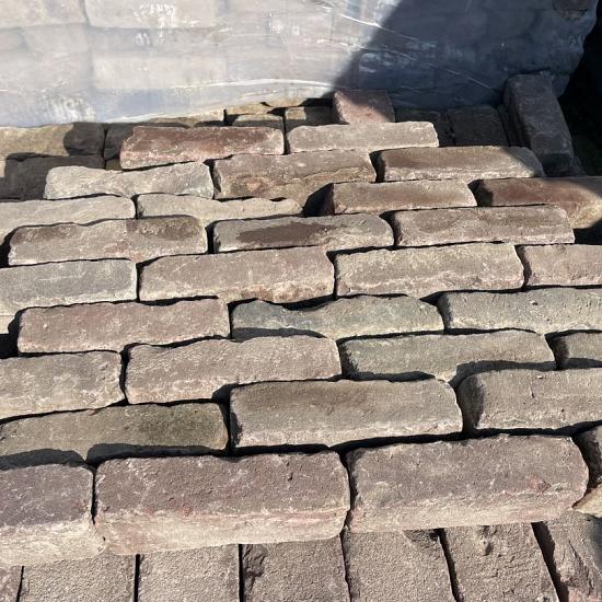 SBP04, Gebakken Klinkers, Waalformaat, Rood Paars