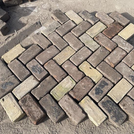 V27, Oude Gebakken Klinkers, Keiformaat, Genuanceerd, OB, WSIB