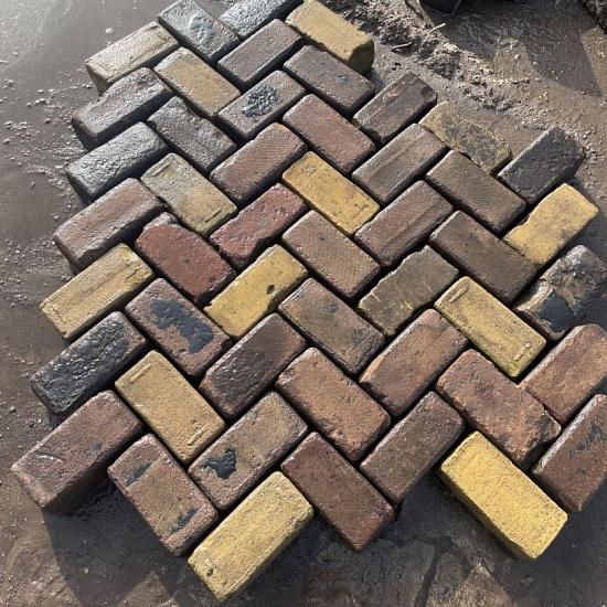 V27, Oude Gebakken Klinkers, Keiformaat, Genuanceerd, OB, WSIB