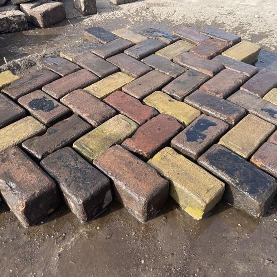 V27, Oude Gebakken Klinkers, Keiformaat, Genuanceerd, OB, WSIB