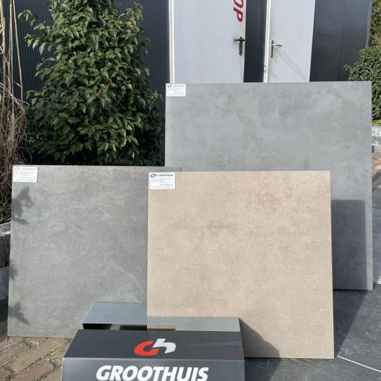 Keramische Tegel, Groothuis, Grafiet, 90x90x3cm