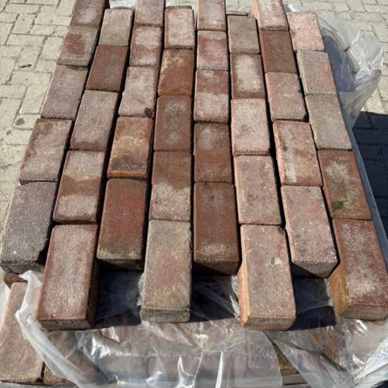 PP01, Gebakken Klinkers, Keiformaat, Rood-Bruin