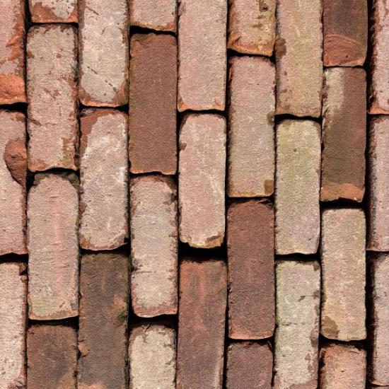 PP02, Gebakken Klinkers, Dikformaat, Rood-Bruin