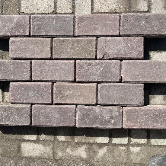 P012 Oude gebakken klinkers, Keiformaat op pallet