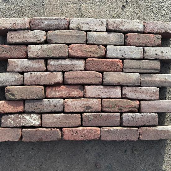 V07, Oude Gebakken Klinkers, Dikformaat, Rood-Bruin