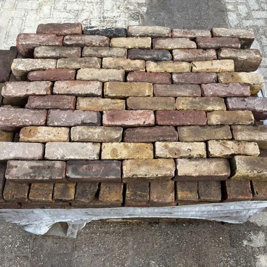 P021, Oude Gebakken Klinkers, Dikformaat, Genuanceerd