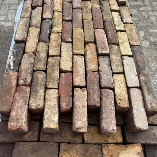 P021, Oude Gebakken Klinkers, Dikformaat, Genuanceerd