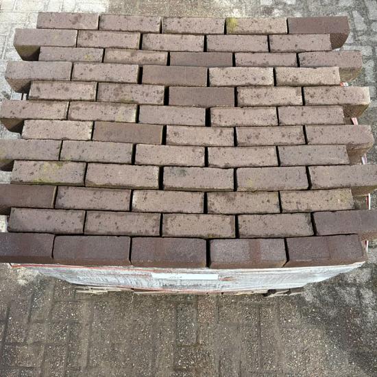 P029, Oude Gebakken Klinkers, Dikformaat, Mangaan