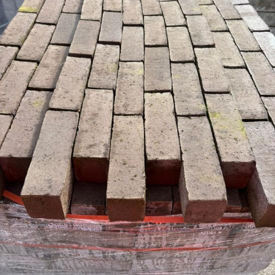 P029, Oude Gebakken Klinkers, Dikformaat, Mangaan